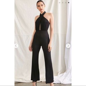 Crisscross Halter Jumpsuit